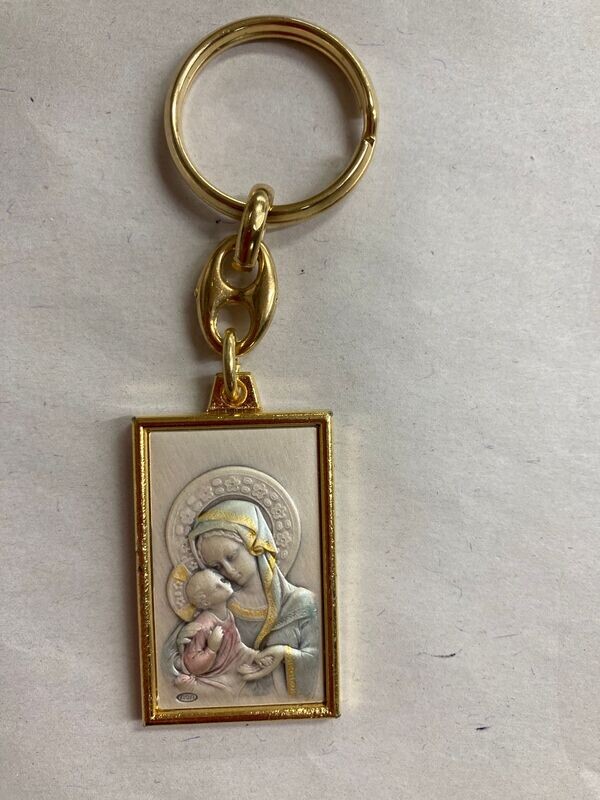 PORTACHIAVE MADONNA CON BAMBINO