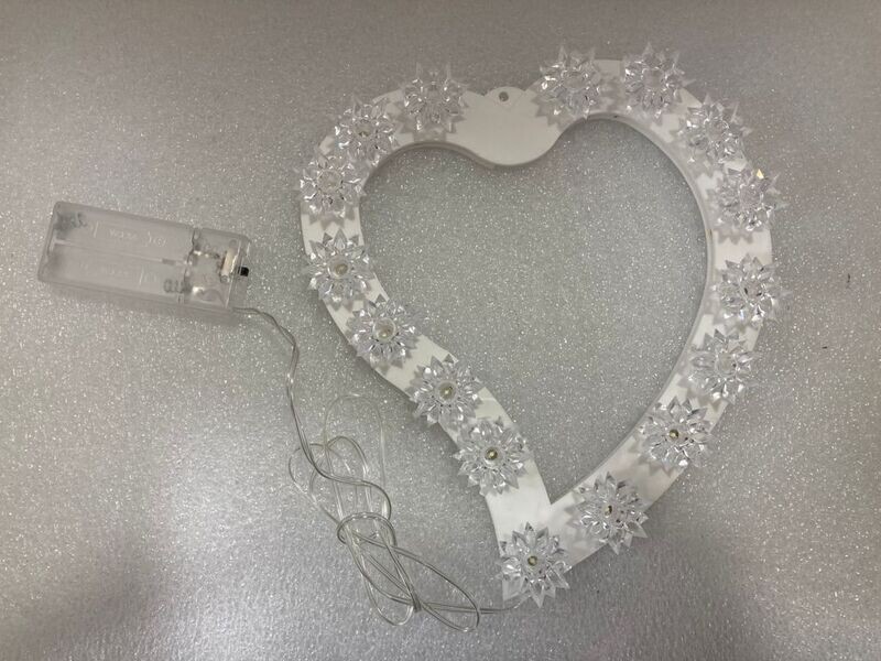 CUORE IN PLEXIGLASS STELLINE