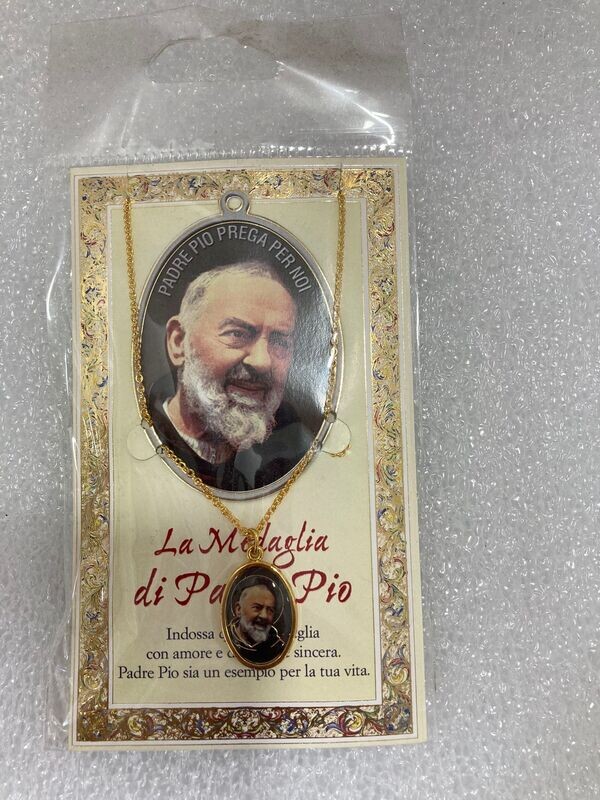 COLLANA CON PADRE PIO