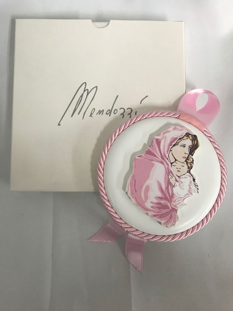 CAPOCULLA ROSA MADONNA CON BAMBINO