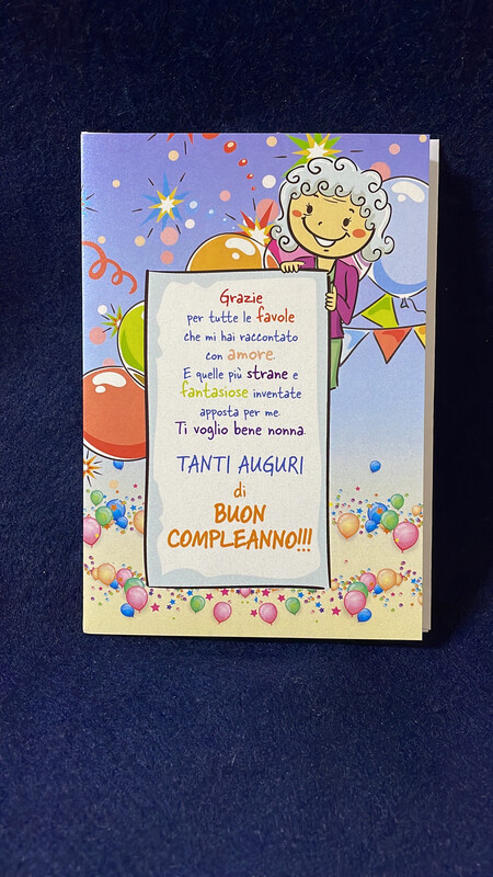 Buon compleanno nonna