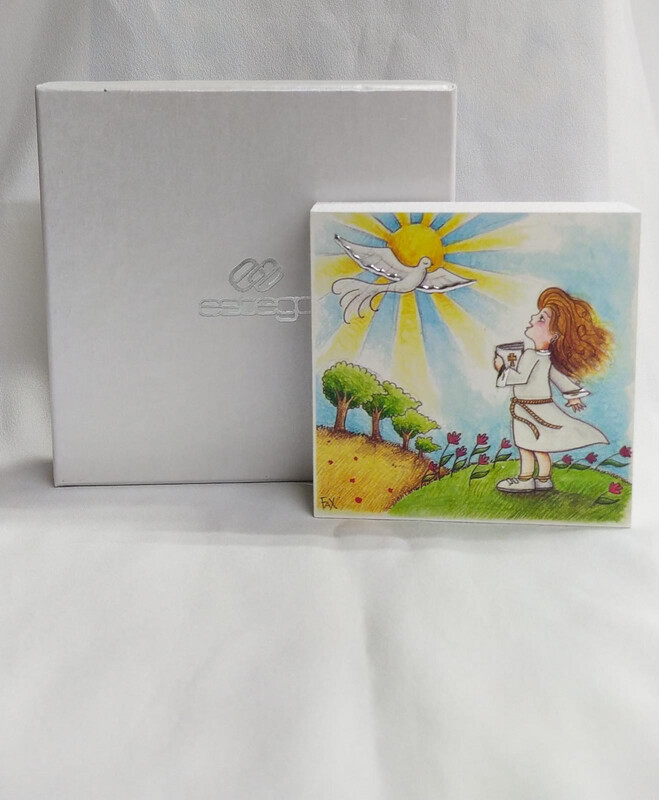 Quadretto comunione bimba/ bimbo 