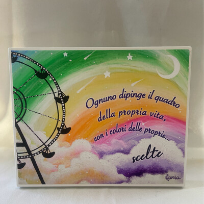 Quadretto arcobaleno 