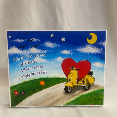 Quadretto vespa 
