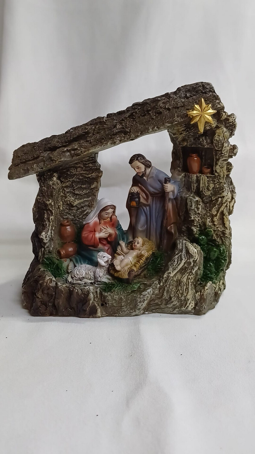 Natività con capanna 