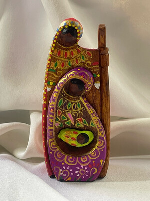 Presepe legno colore piccolo