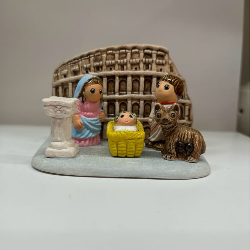 Presepe Roma Colosseo