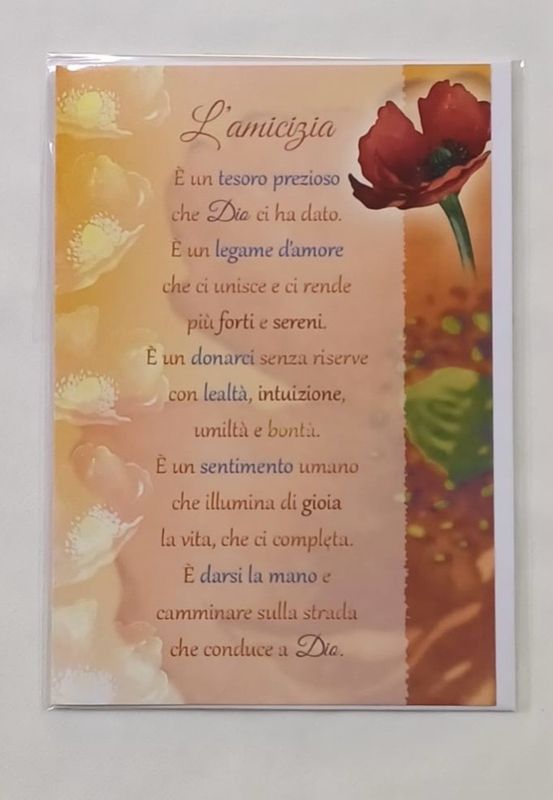 Biglietto amicizia