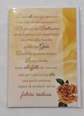 Biglietto Battesimo