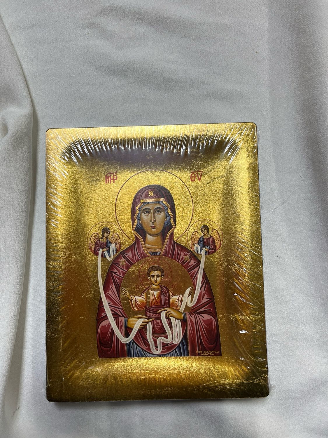 Icona bizantina Maria dei nodi