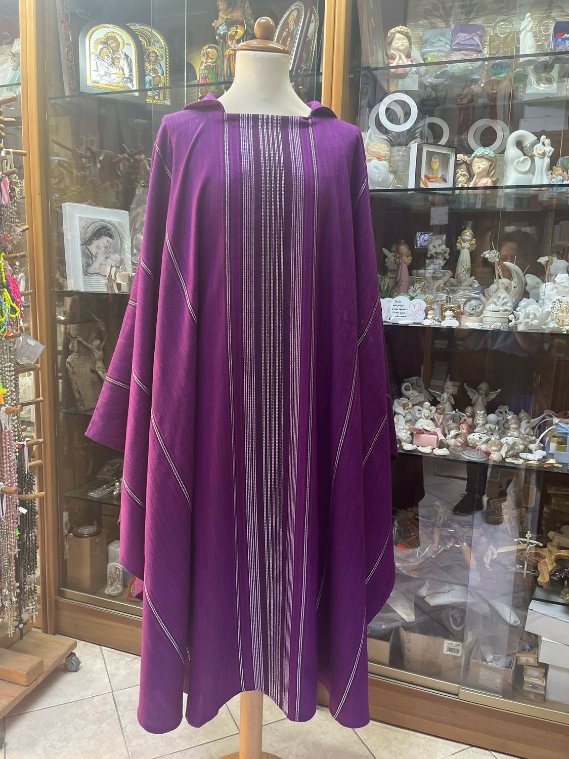 Casula in lana e lurex