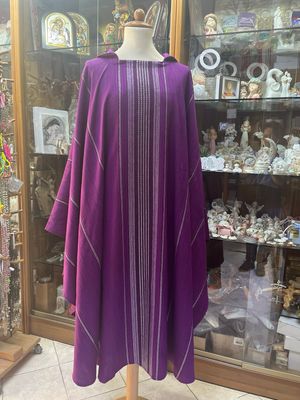 Casula in lana e lurex Casula in lana e lurex