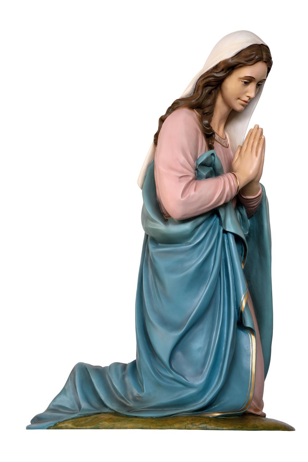 Maria in ginocchio per presepe cm 160