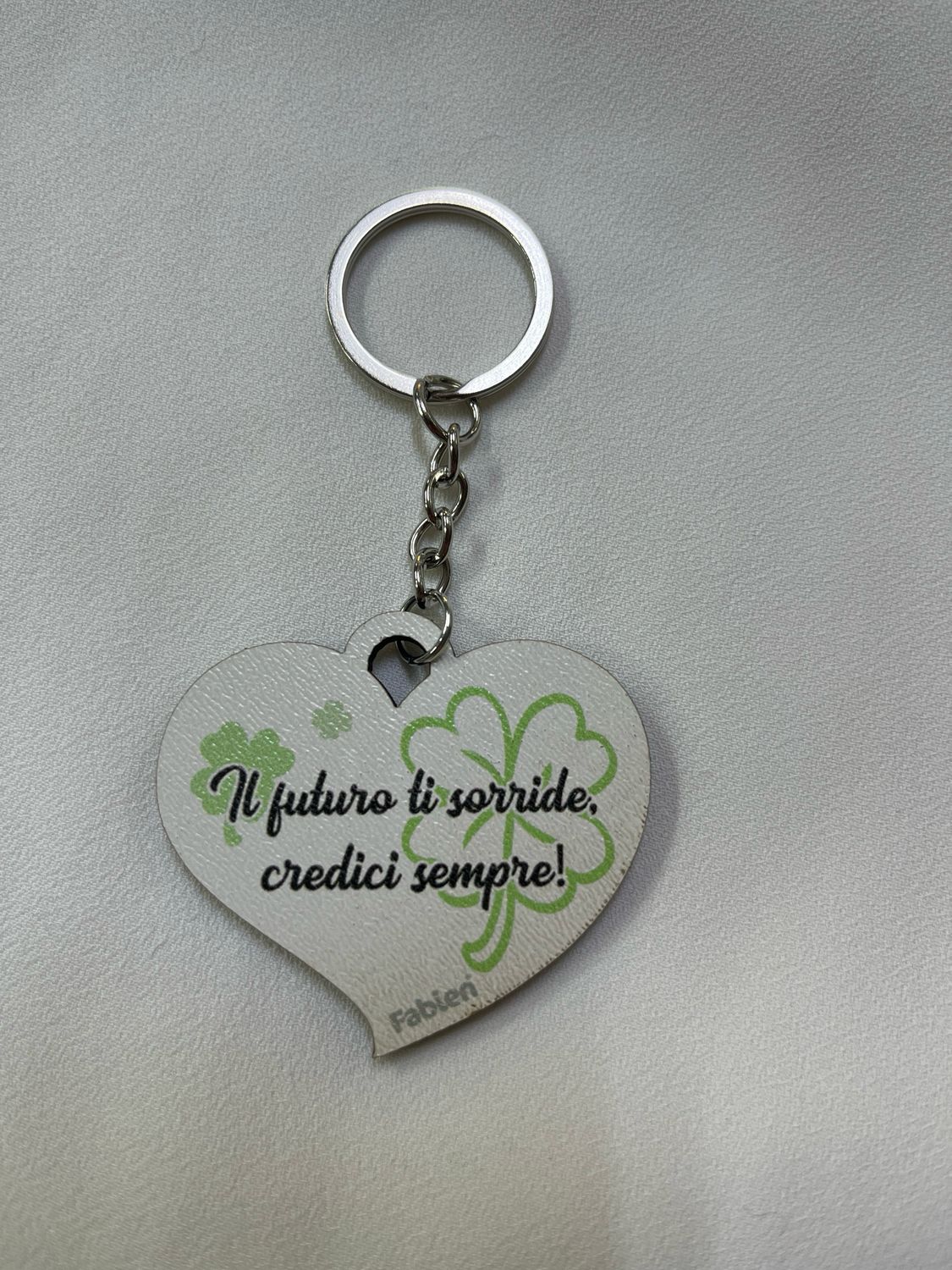Portachiavi cuore “futuro”