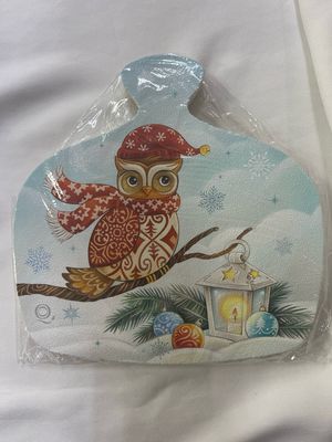 Tagliere gufetto infreddolito