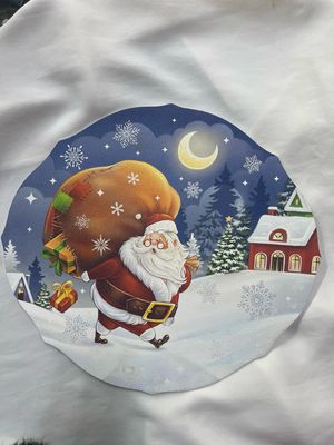 Porta panettone Babbo Natale