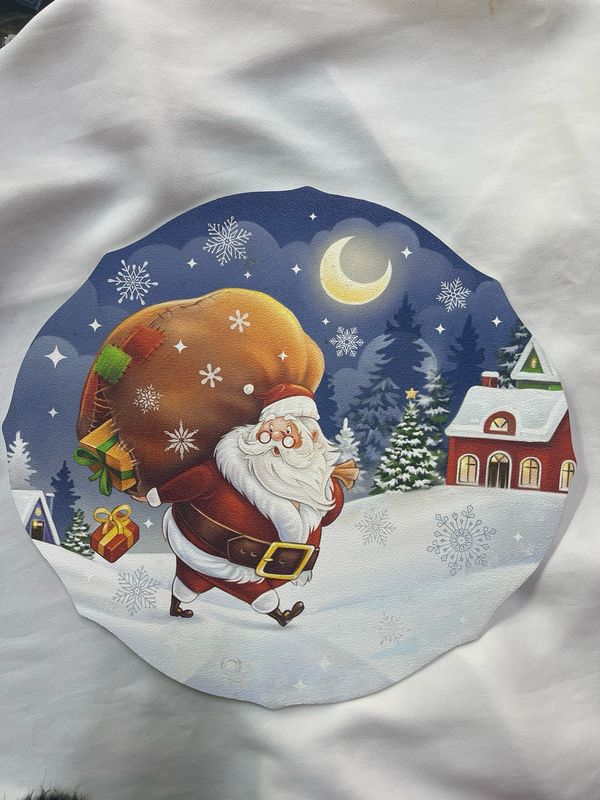 Porta panettone Babbo Natale