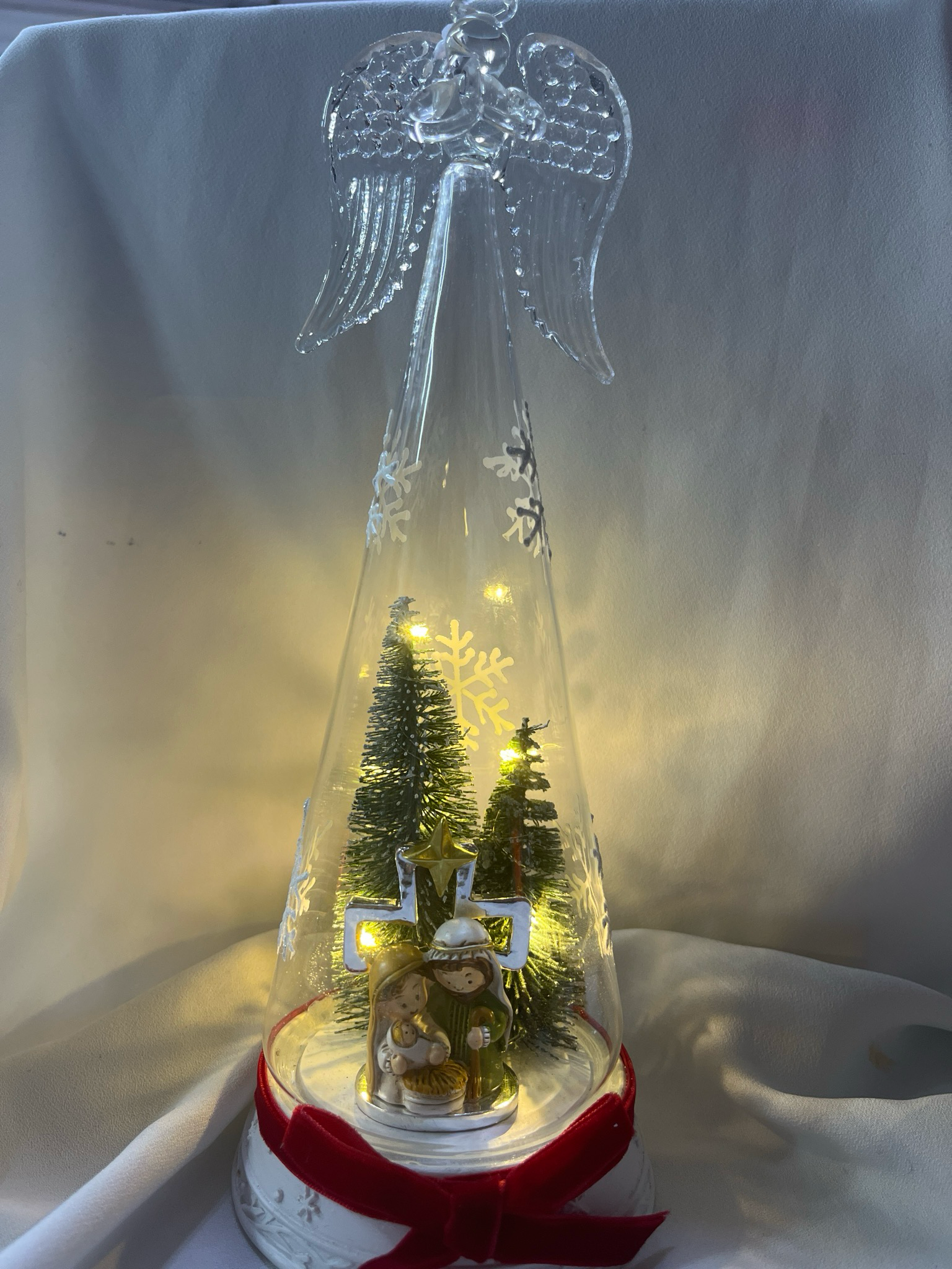 Presepe in angelo vetro