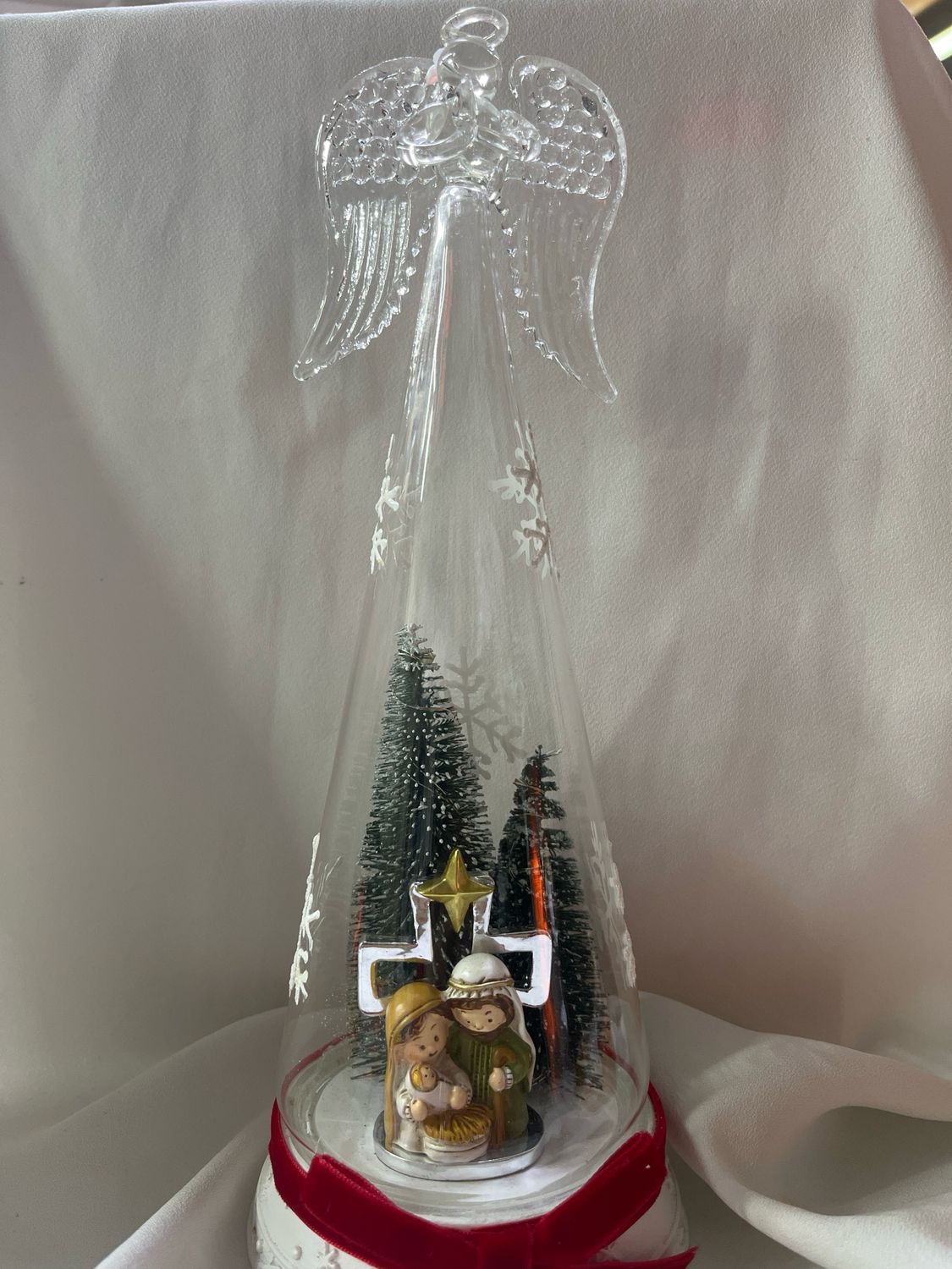 Presepe in angelo vetro