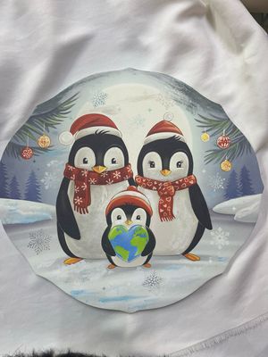 Porta panettone pinguini