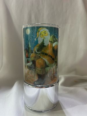 Lampada cilindro babbo Natale