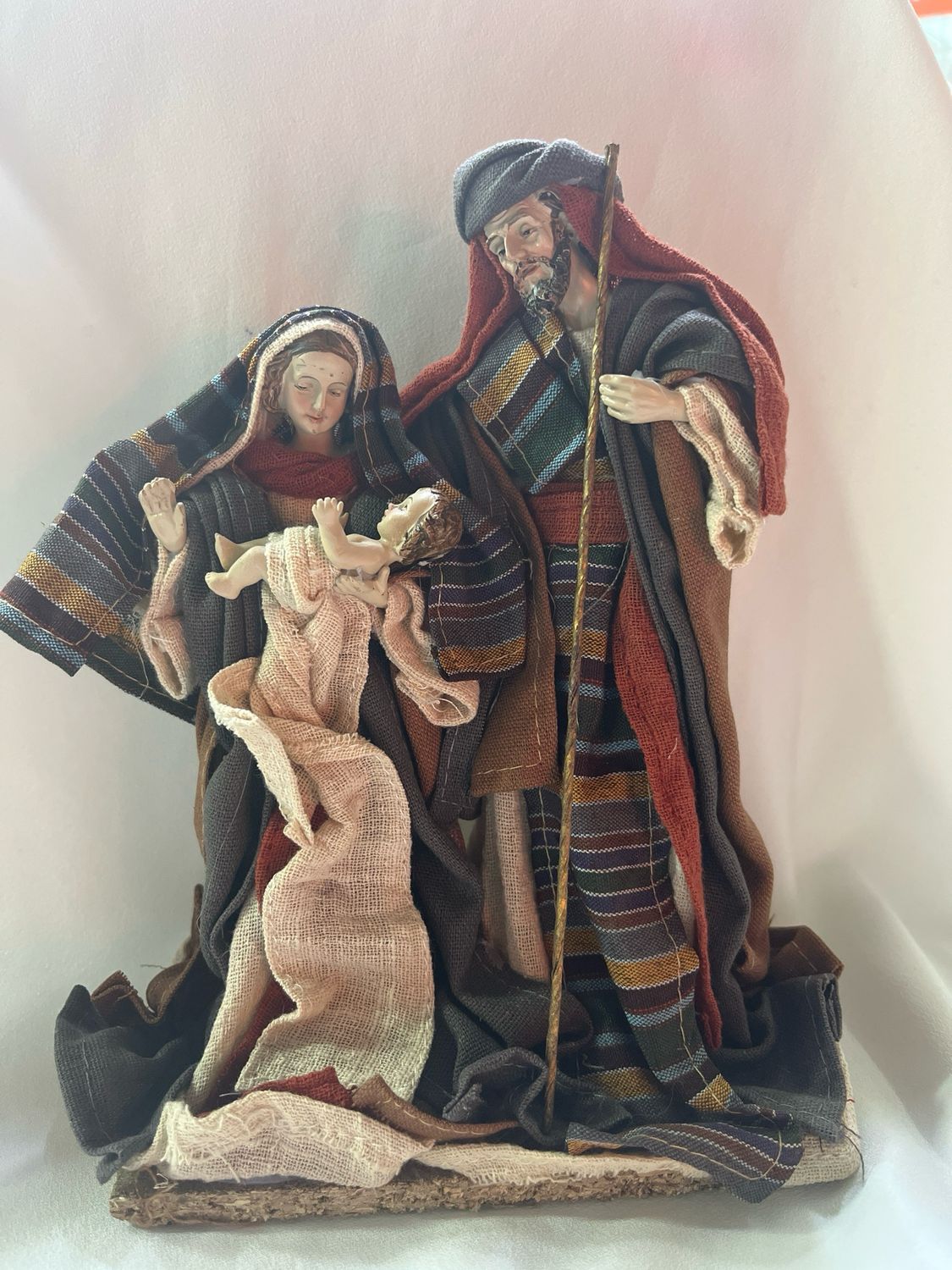 Natività abiti stoffa