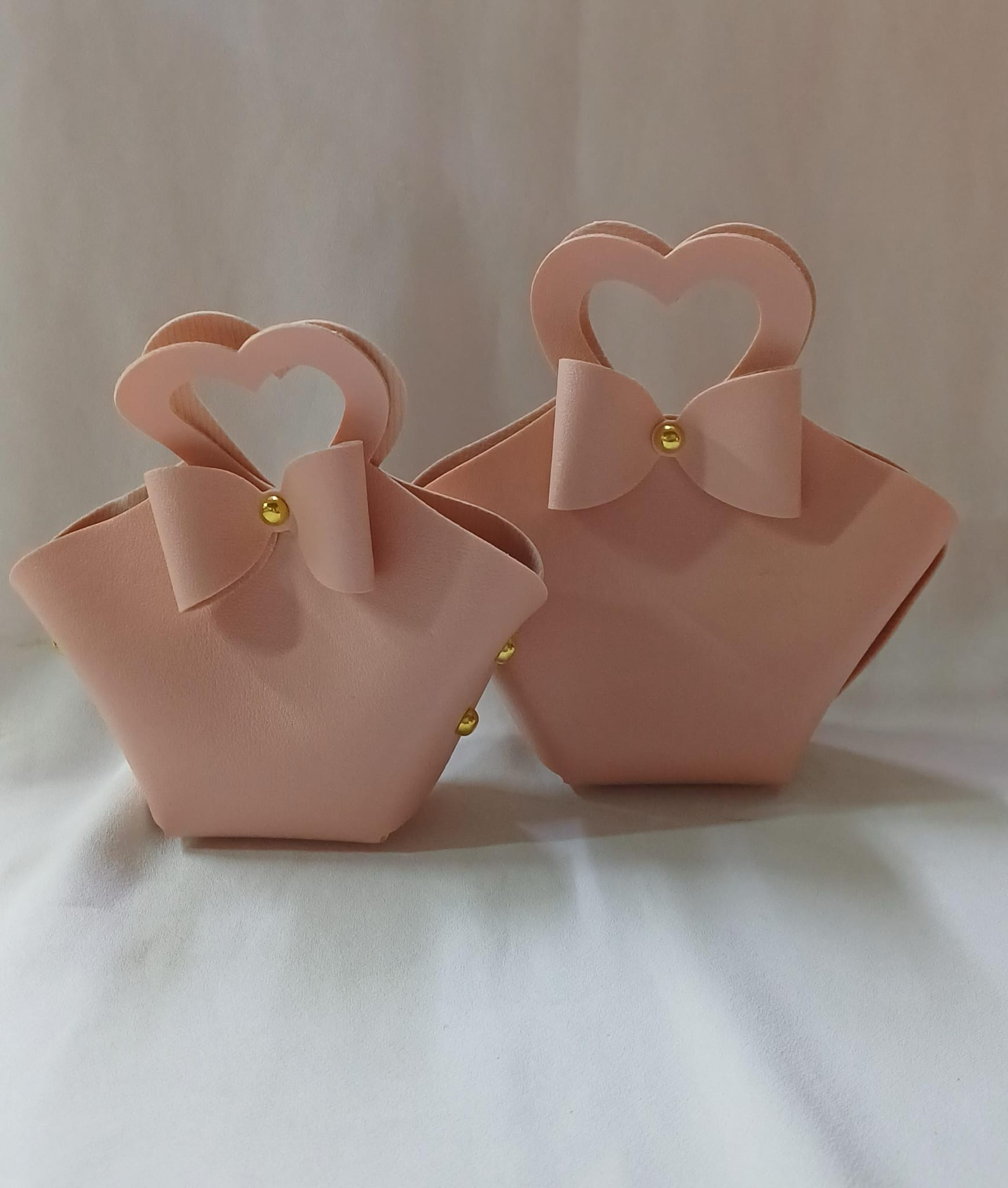 Portaconfetti in ecopelle due misure