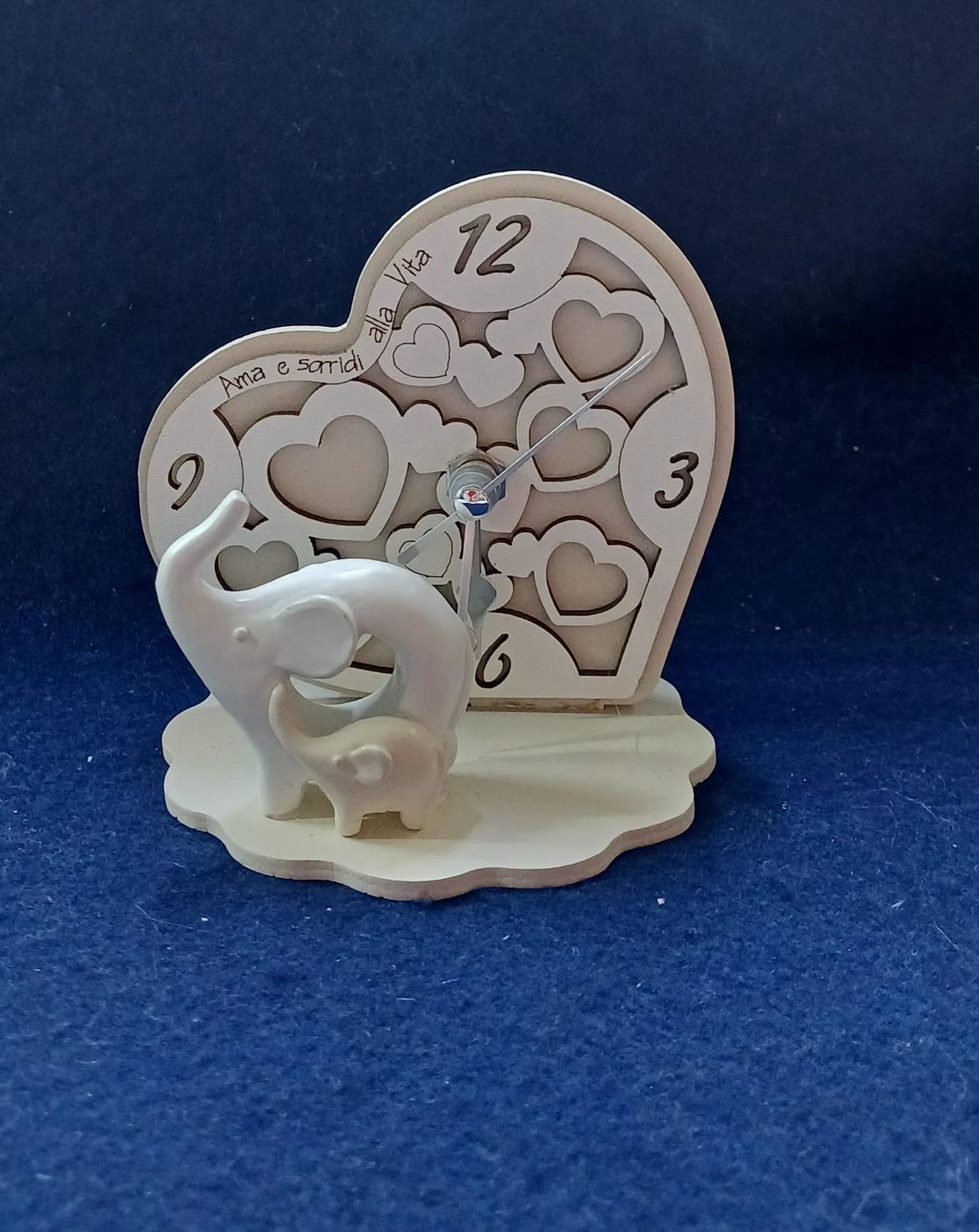 Orologio cuore elefantini