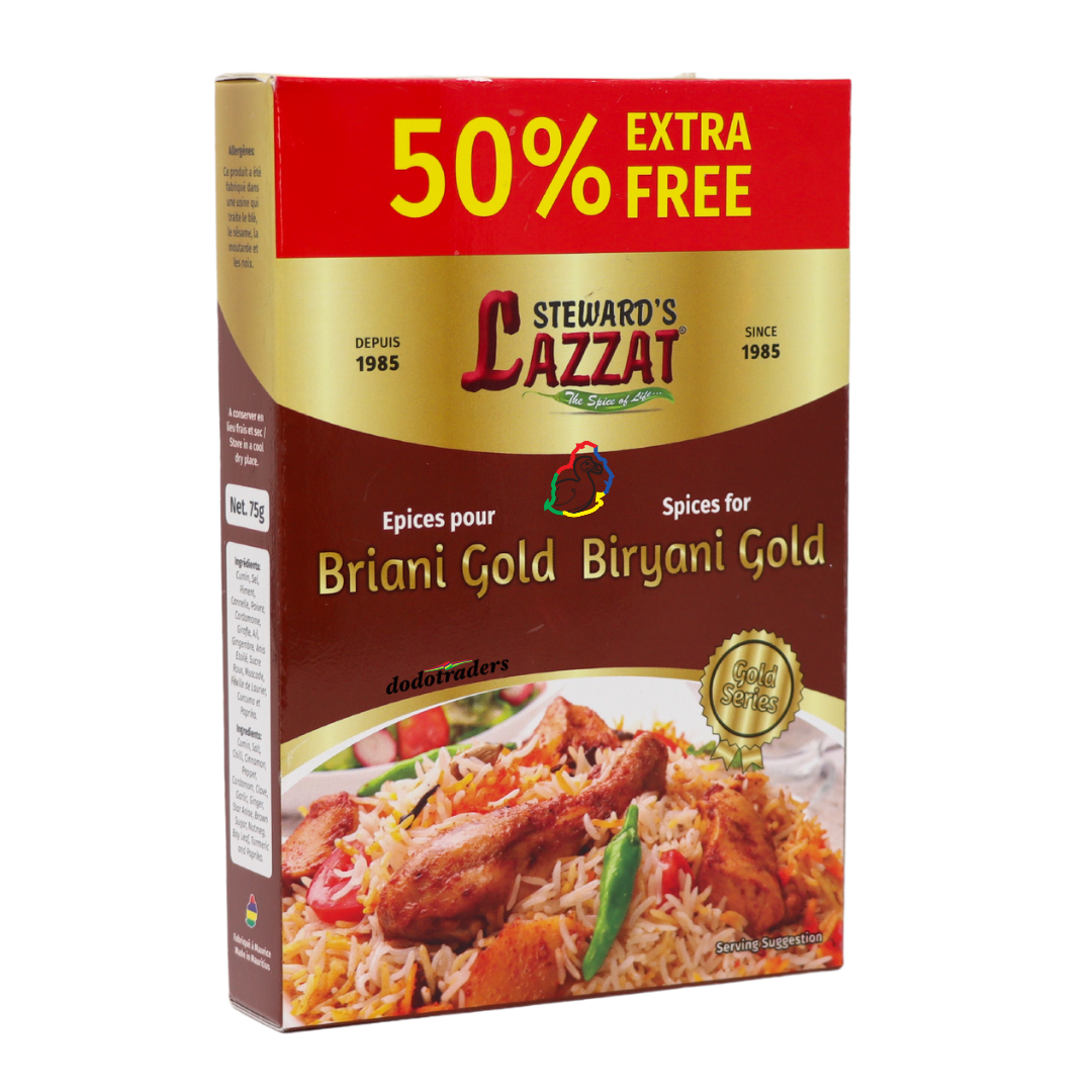 Lazzat Gold Briyani Spices Large  75g