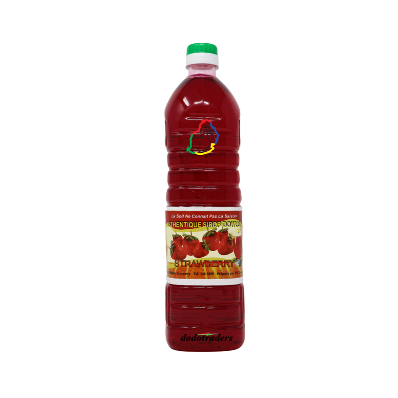 Strawberry Sirop Syrup 1 Litre
