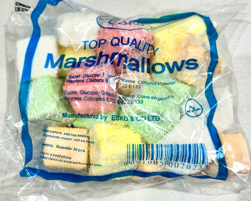 Marshmallow / La Gomme 20 Pieces 195g