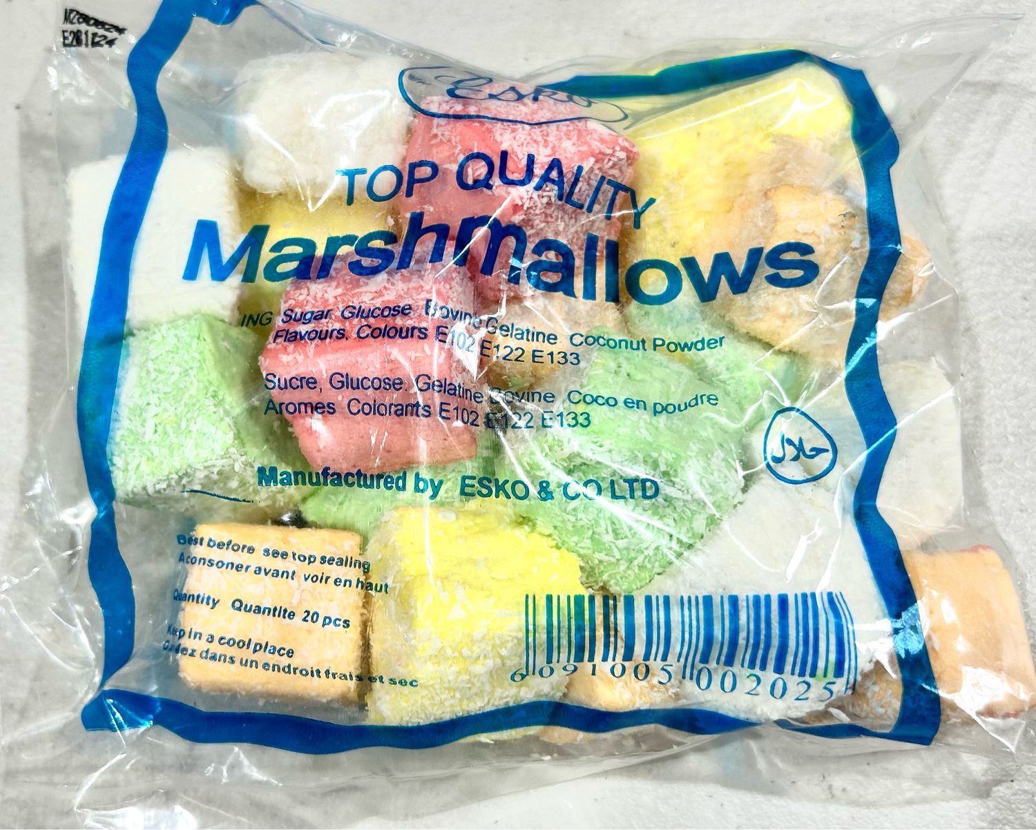 Marshmallow / La Gomme 20 Pieces 195g