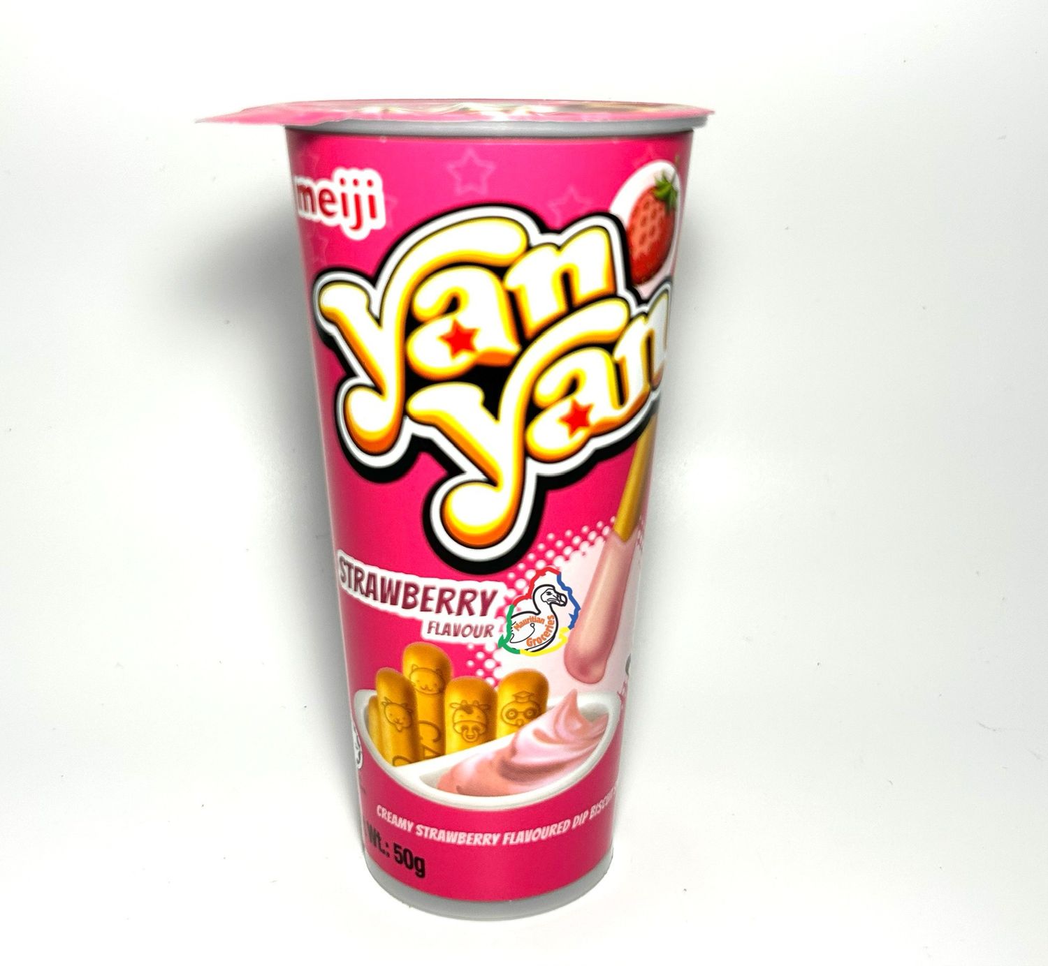 YanYan Strawberry Flavour Dip Biscuit X1