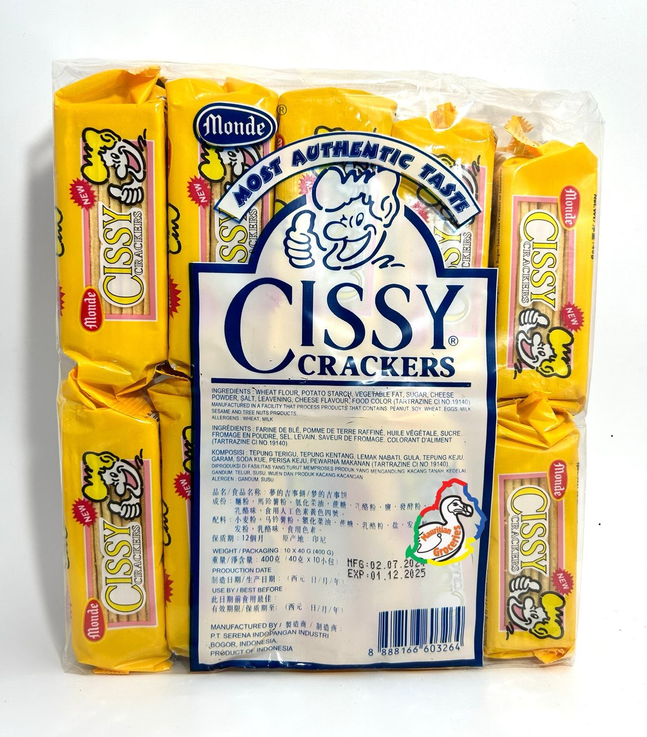 Cissy Crackers Pack Of 10 (40g Each)