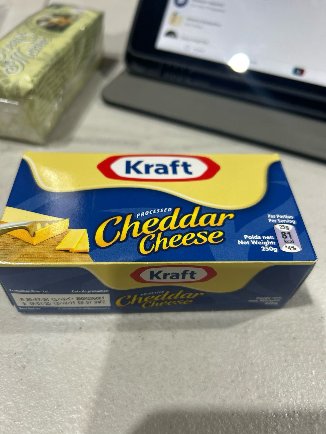 Kraft Box Cheese 250g (Only 1 Per Customer)