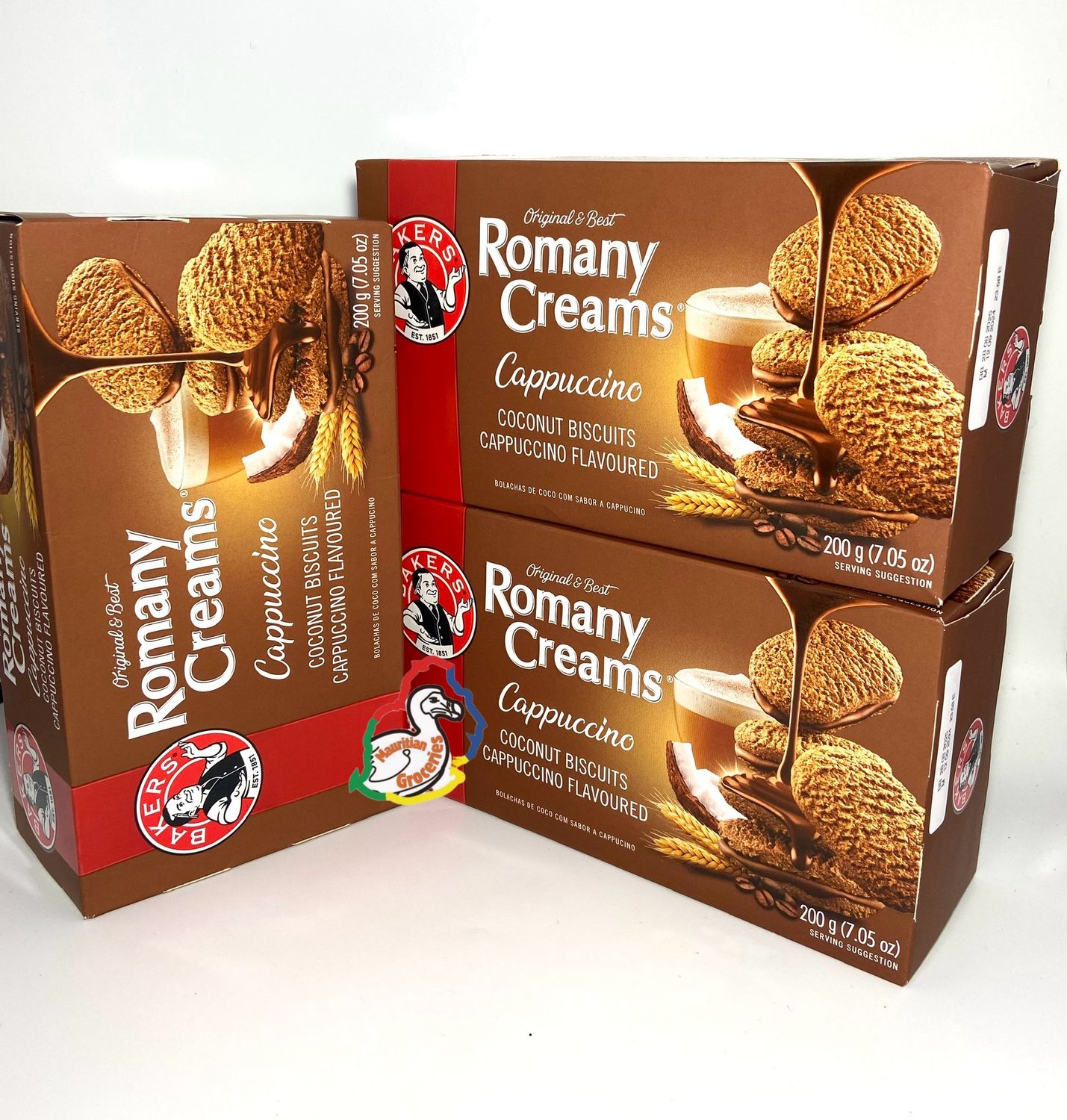Romany Creams COCONUT BISCUITS CAPPUCCINO FLAVOURED 200g