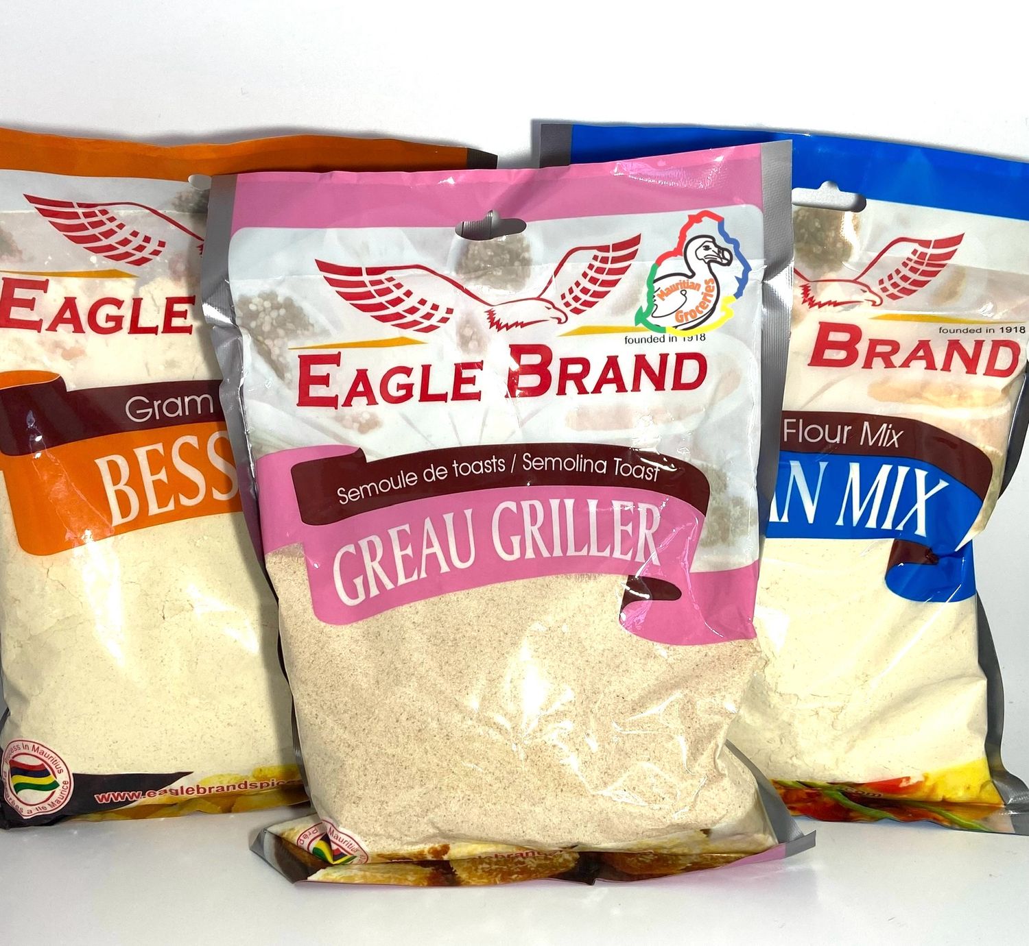 Bessan, Bessan Mix (Gram Flour) & Greau (Semolina) Trio Pack 200g