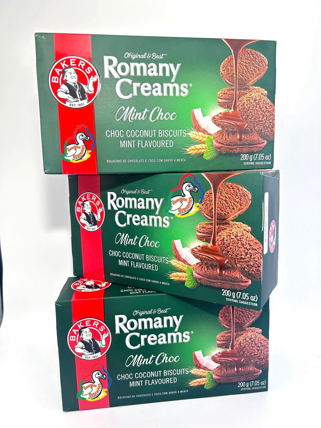 Romany Creams GREEN Mint Choc 200g