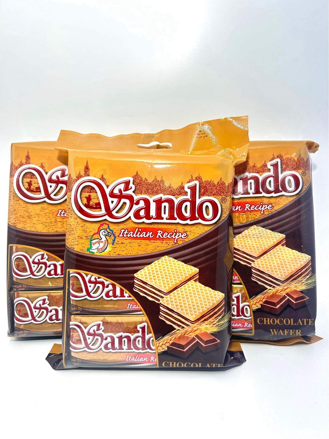 Sando Chocolate Flavour Wafer Bag Pack X8
