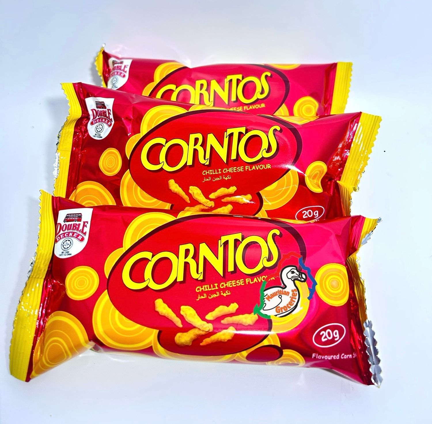 CORNTOS Corn Snack Chilli Cheese flavour 20g Pack Of
