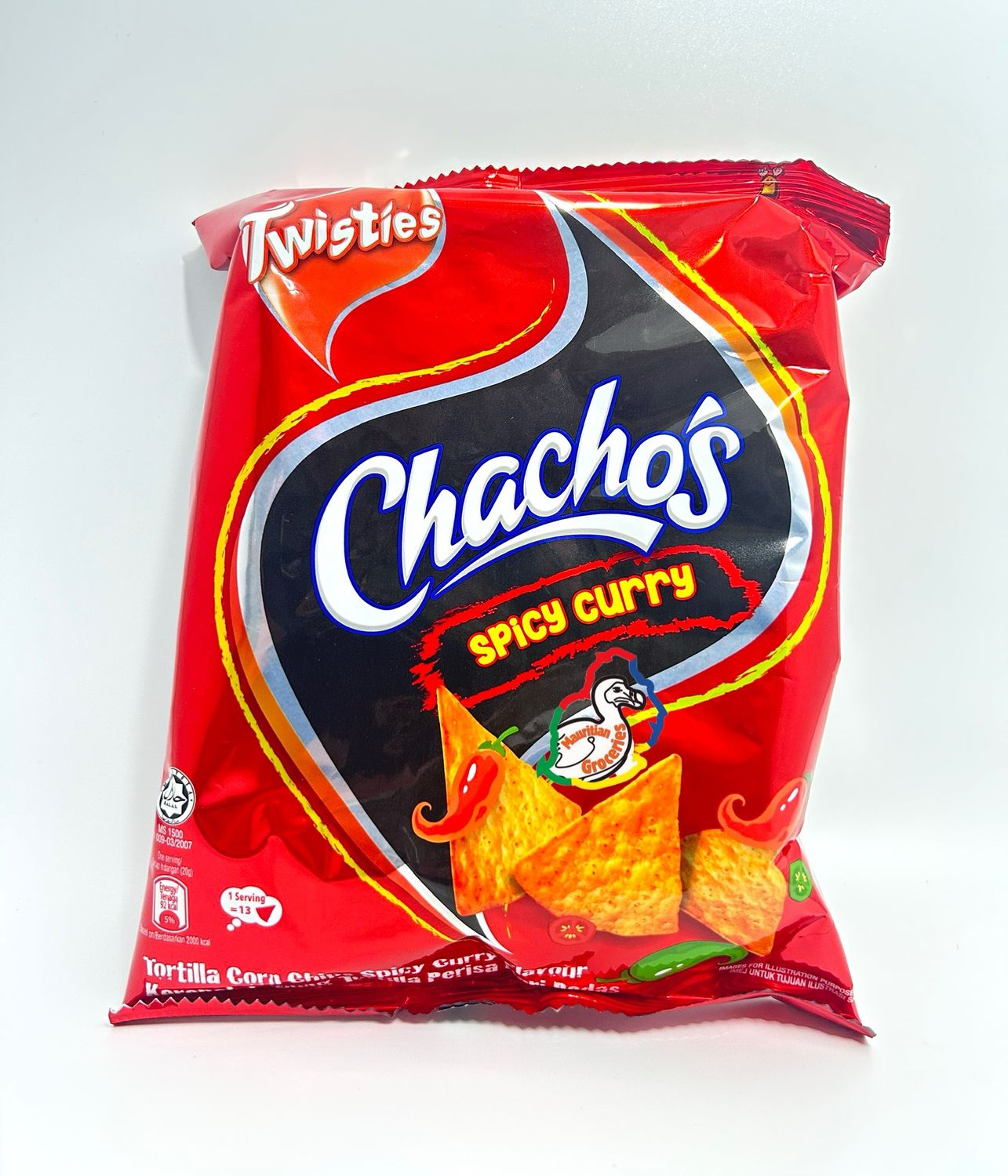 Twisties Chachos Spicy Curry