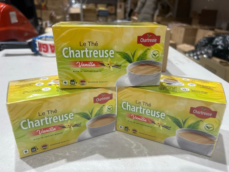 Chartreuse Vanilla tea Bags superior quality 50g