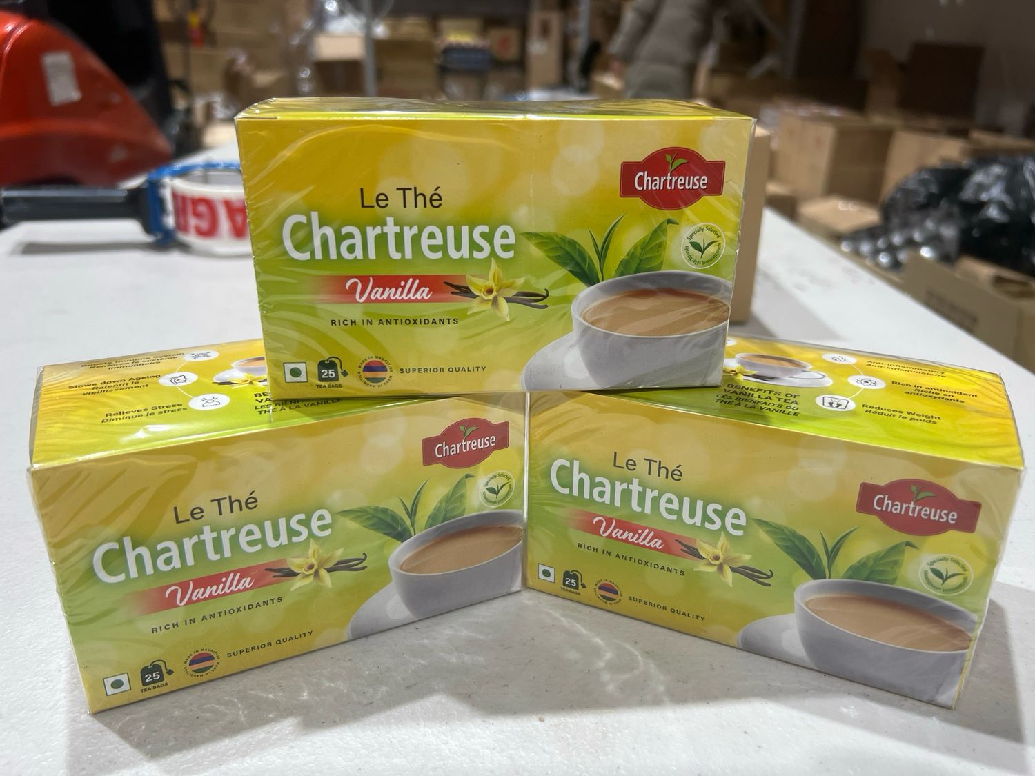 Chartreuse Vanilla tea Bags superior quality 50g