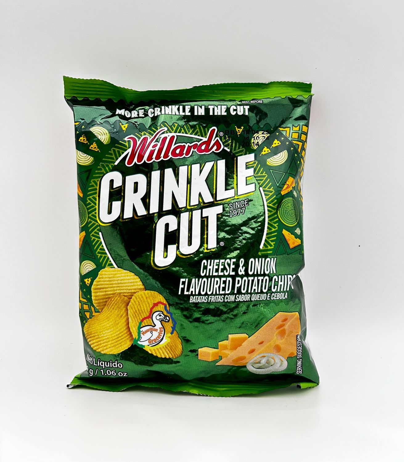 Crinkle Cut Cheese & Onion Flavour 30g