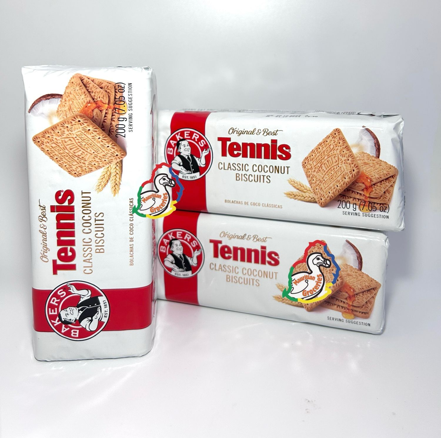 Bakers Tennis CLASSIC COCONUT BISCUITS (White pack) 200g