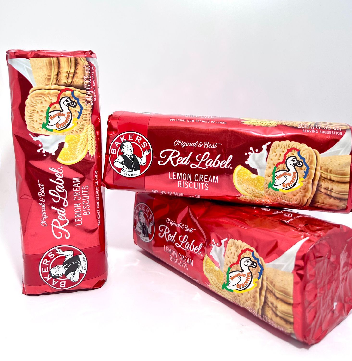Bakers Tennis Red Label Lemon Cream BISCUITS (Red pack) 200g
