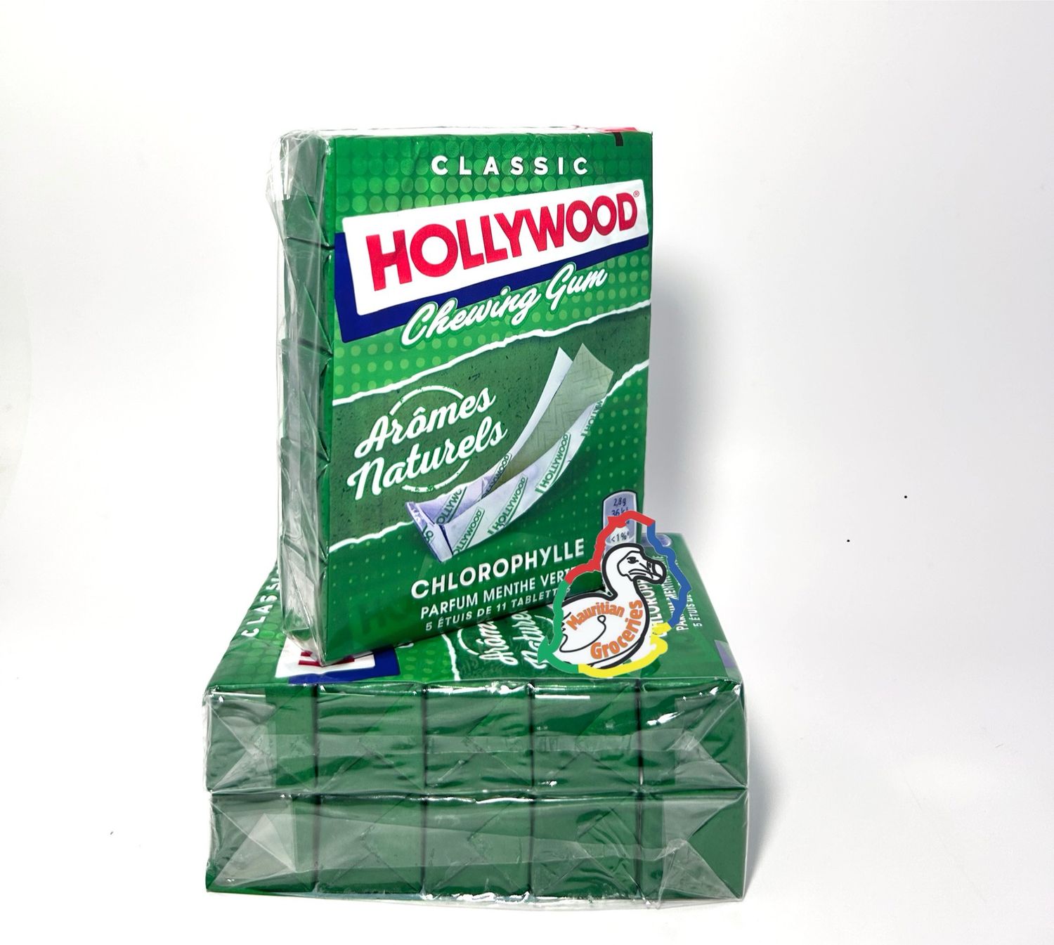 Hollywood Chewing Gum Pack Of 5 (155g) Mint Flavour