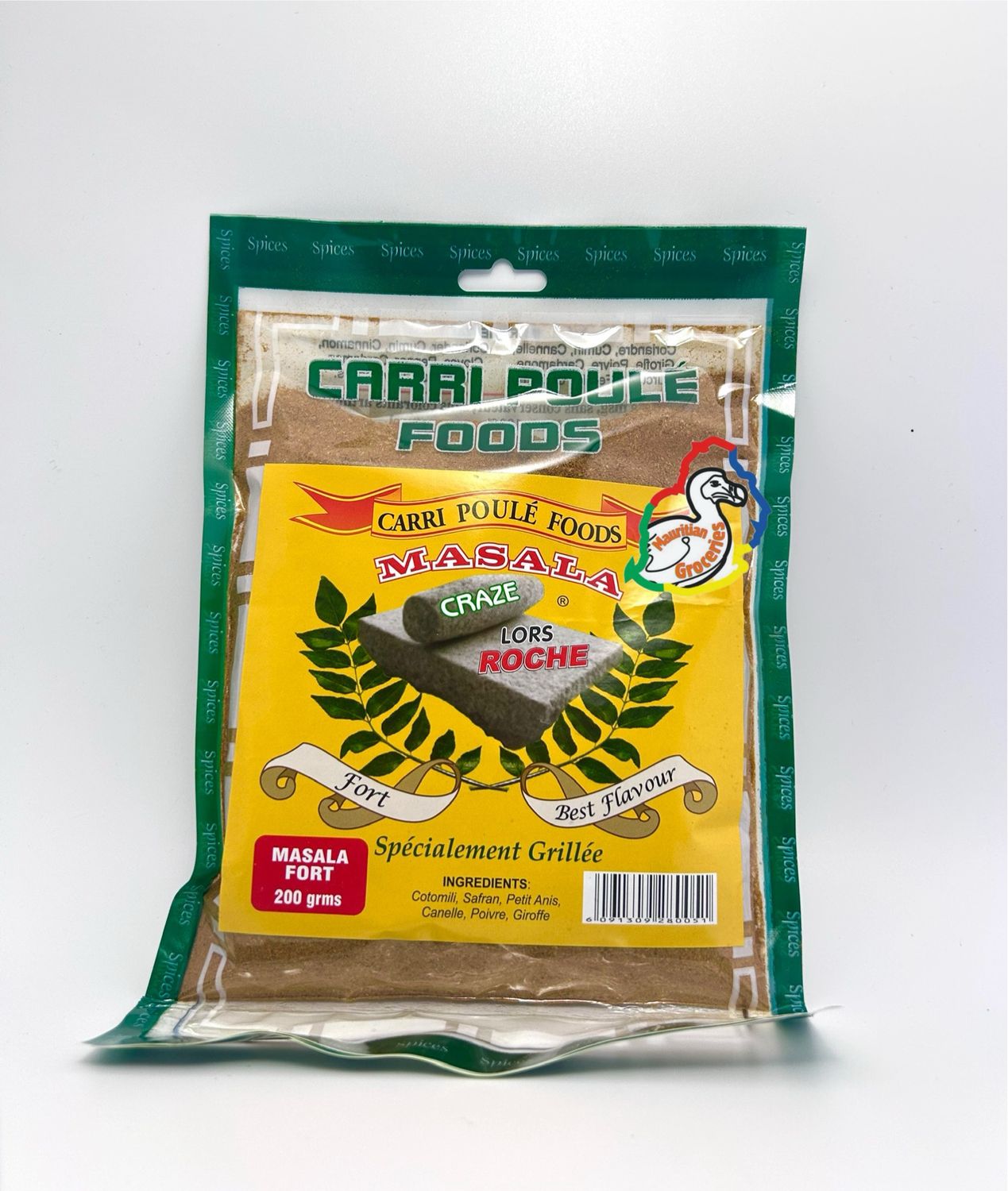 Carri Poulè Foods Masala / Curry Powder Hot 200g