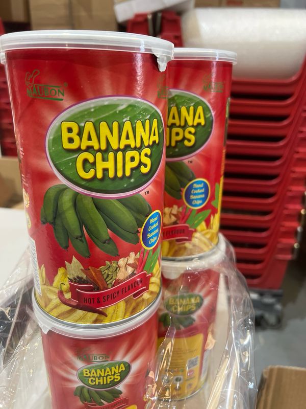 Banana Chips Tub Spicy 140g