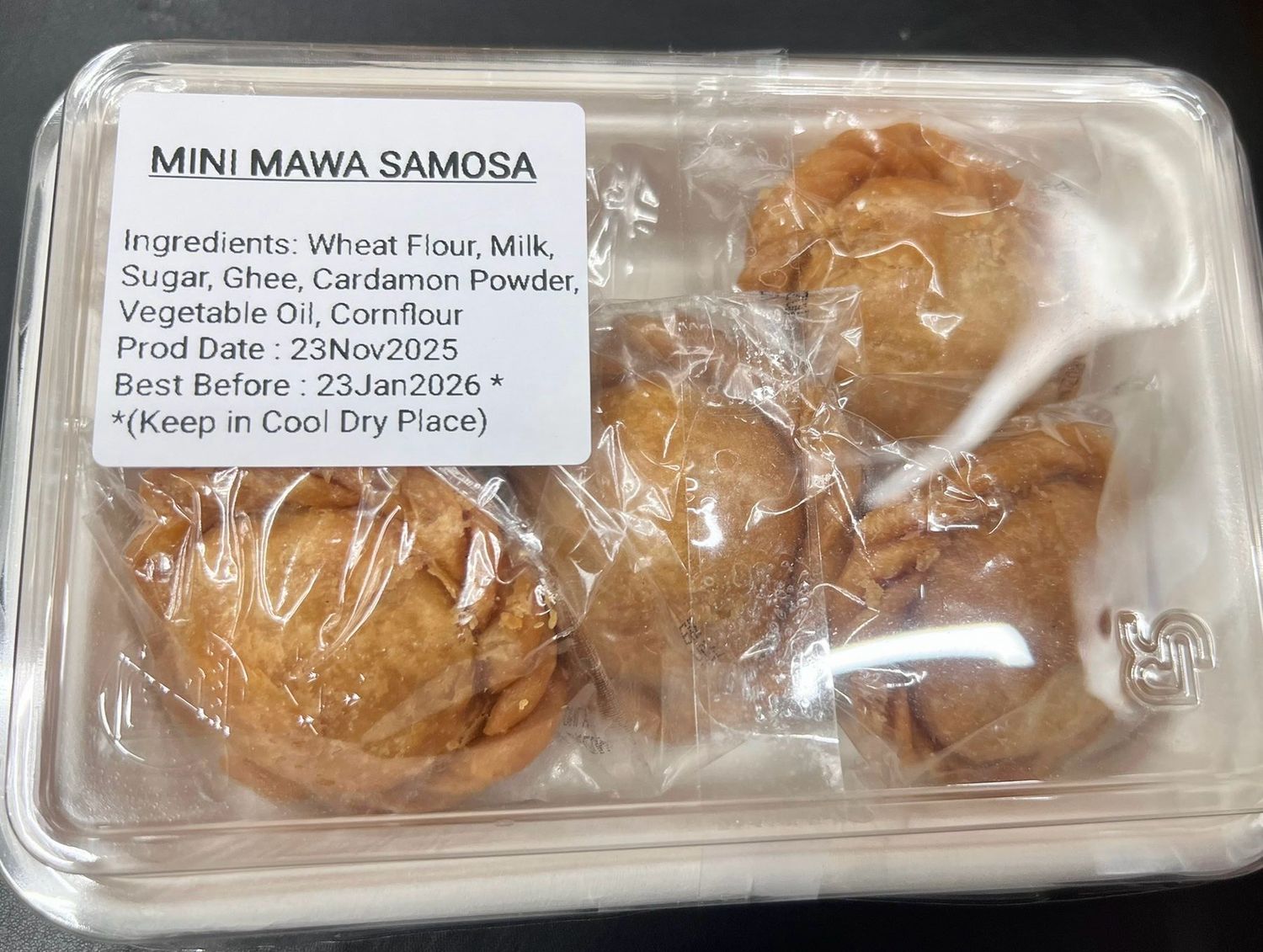 Mawa Samosa / Samousa 5 Mini Mawa 250g Mawa Samosa / Samousa 5 Mini Mawa 250g